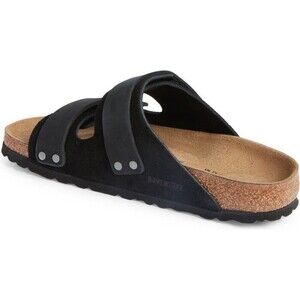Birkenstock Women Uji Slide Sandal Black Size 7-7.5 US / 38 EU New $150